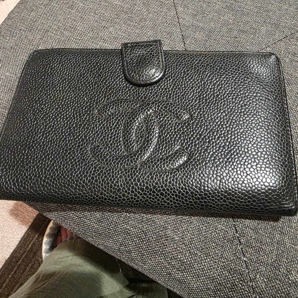 Chanel Timeless Black Caviar Wallet